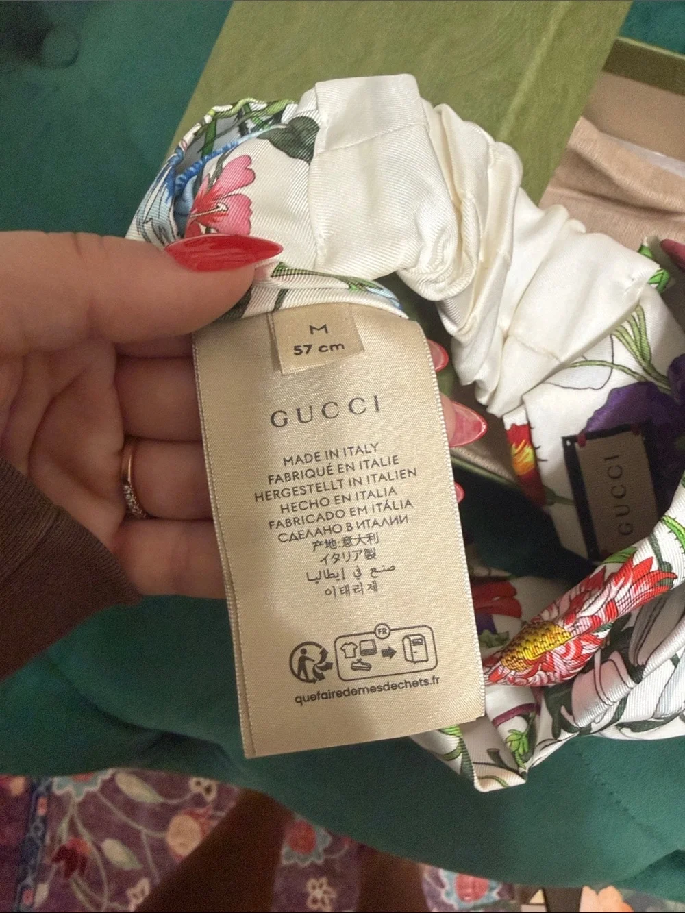 Gucci silk scarf